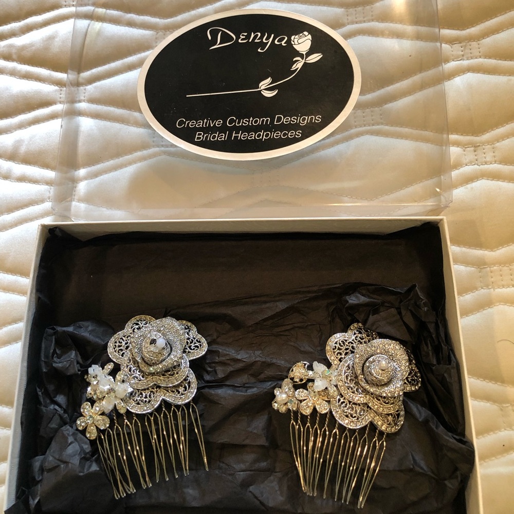 Custom Bridal Swarovski Crystal Headpieces